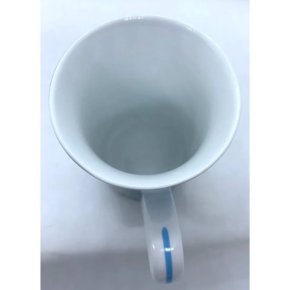 Vera Bradley Bali Blue Porcelain Coffee Cup Mug Retired Design - Picture 7 of 12